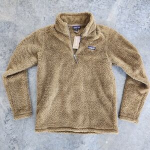 Patagonia Los Gatos 1/4 Zip Fleece Coriander Brown Men's Size Medium NEW w/ Tags